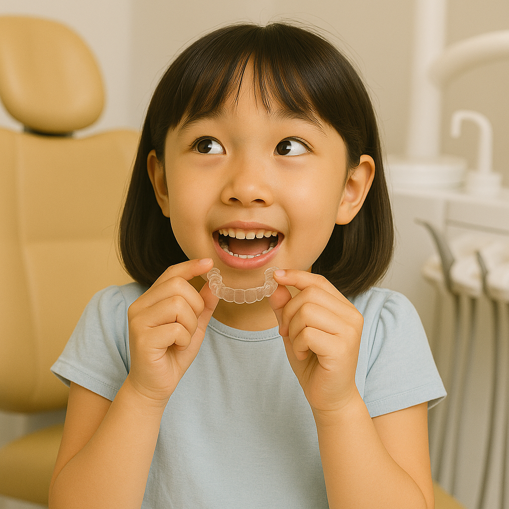 2．お子様専用のアライナー矯正（対象年齢：8 歳〜12歳）